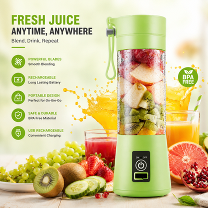 Portable USB Rechargeable Mini Juicer Blender