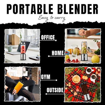 Portable USB Rechargeable Mini Juicer Blender
