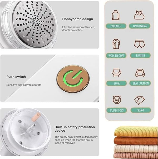Electric Lint Remover & Fabric Shaver (Rechargeable)