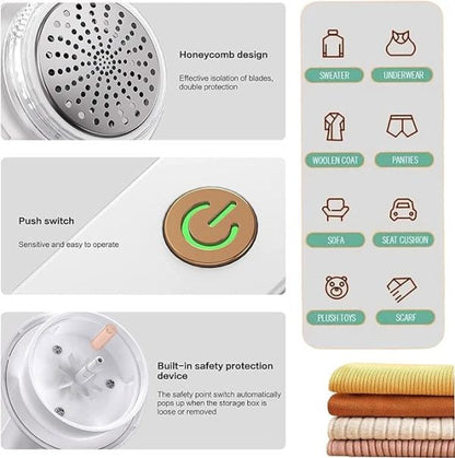 Electric Lint Remover & Fabric Shaver (Rechargeable)