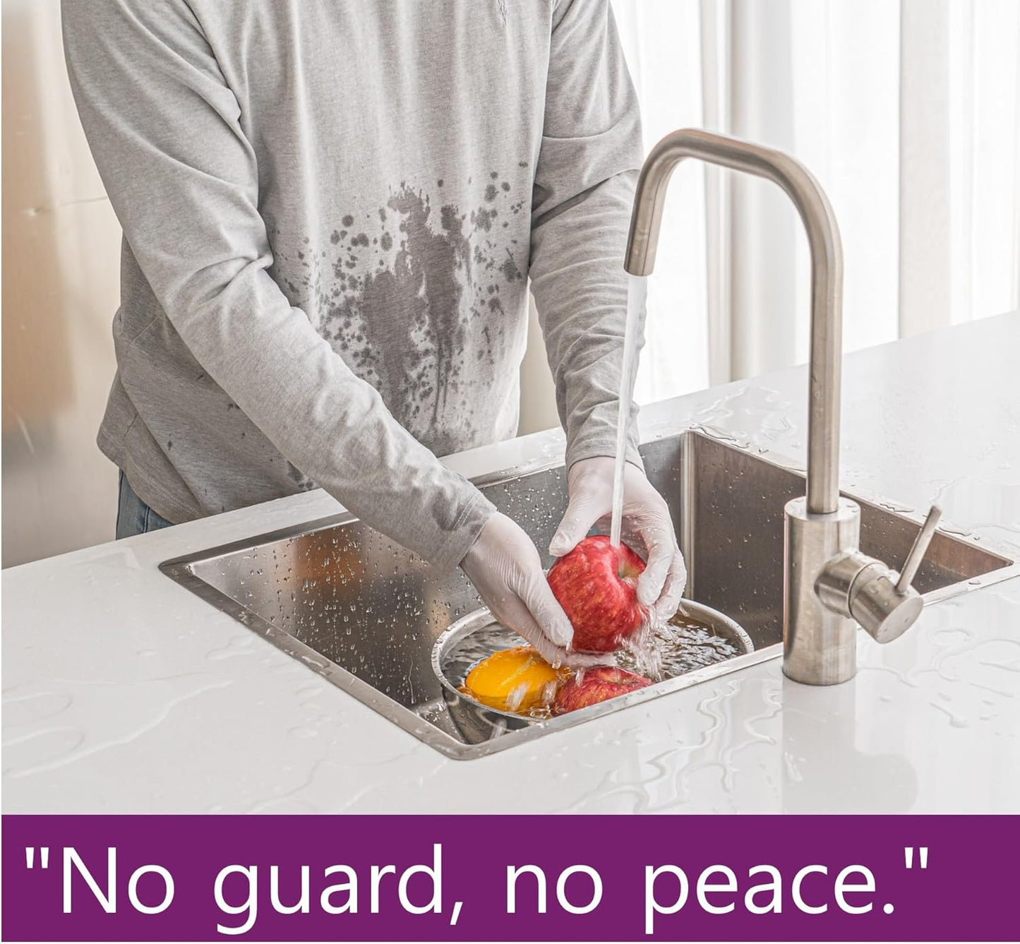 Kitchen Sink Splash Guard – Extra Water Protection - Buy 1 Get 1 FREE