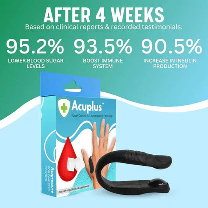 Acuplus+ Sugar Control Acupressure Point Clip - Buy 1 Get 1 FREE