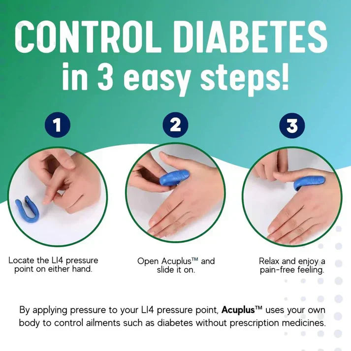 Acuplus+ Sugar Control Acupressure Point Clip - Buy 1 Get 1 FREE