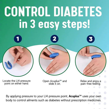 Acuplus+ Sugar Control Acupressure Point Clip - Buy 1 Get 1 FREE