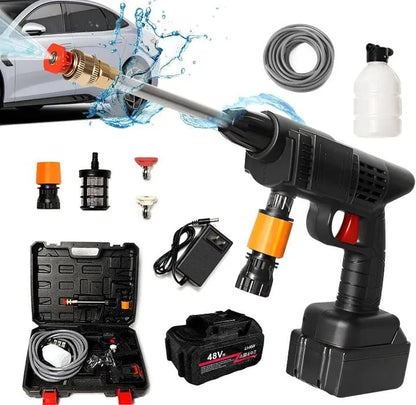 Portable High-Pressure Washer Gun